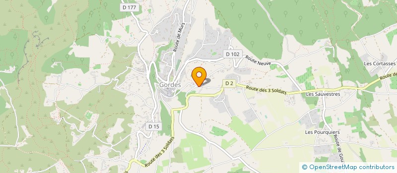 localisation de l'entreprise MONSIEUR RENE ICARD  GORDES