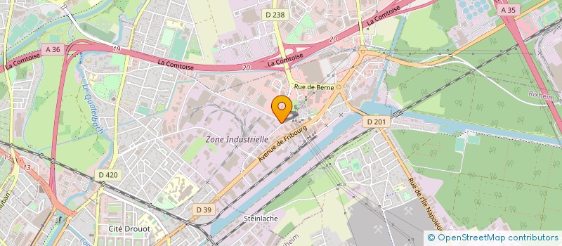 localisation de l'entreprise MONSIEUR RENE JACQUEMIN  ILLZACH