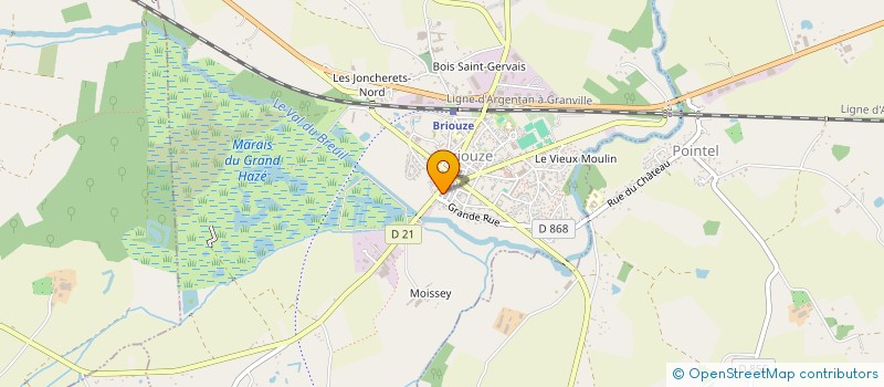 localisation de l'entreprise MONSIEUR RENE JACQUES à BRIOUZE