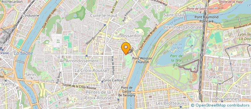 localisation de l'entreprise MONSIEUR RENE JACQUIER à LYON