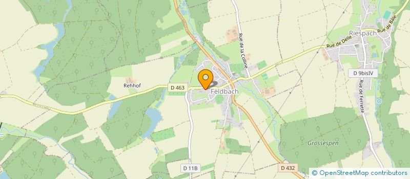 localisation de l'entreprise MONSIEUR RENE JAEGY  FELDBACH