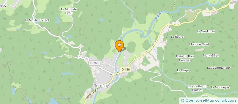 localisation de l'entreprise MONSIEUR RENE JAMEY  MELISEY