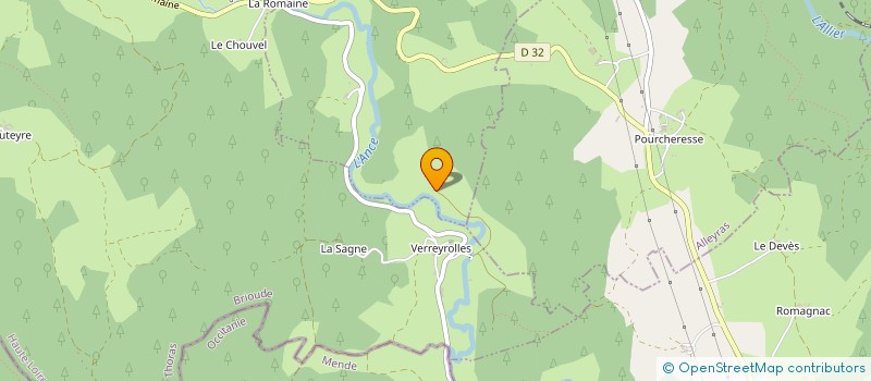localisation de l'entreprise MONSIEUR RENE JAMMES à SAINT PRIVAT D'ALLIER