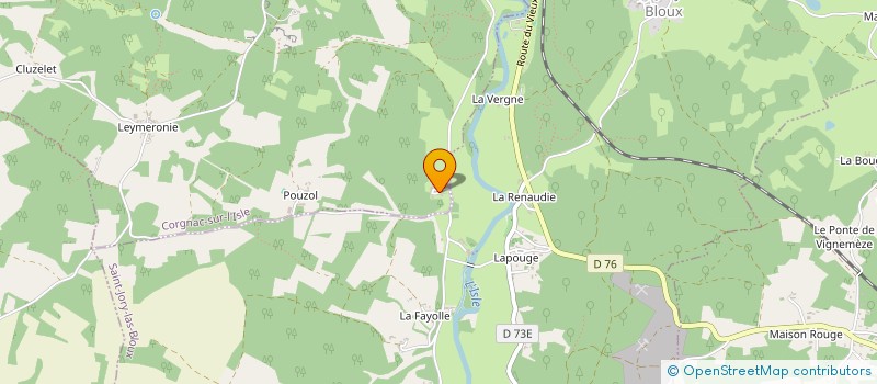 localisation de l'entreprise MONSIEUR RENE JAVANEAUD  CORGNAC-SUR-L ISLE