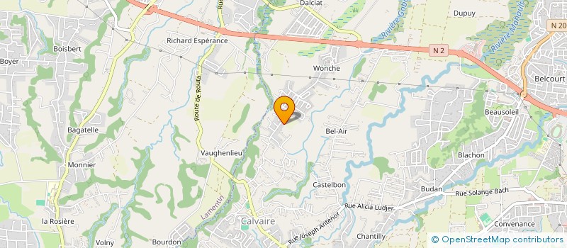 localisation de l'entreprise MONSIEUR RENE-JEAN COQUIN  BAIE MAHAULT