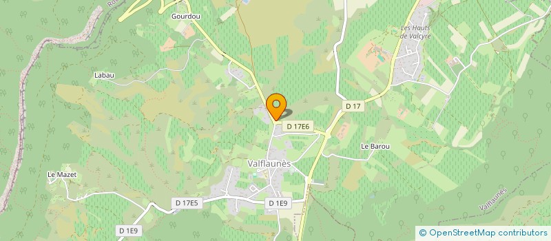 localisation de l'entreprise MONSIEUR RENE JEANJEAN à VALFLAUNES