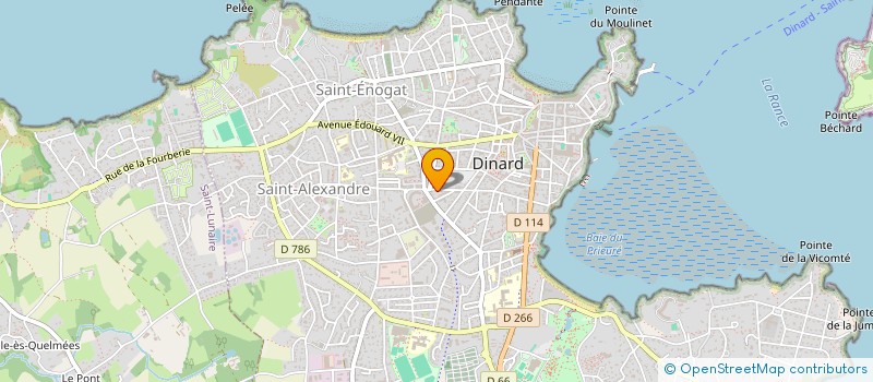 localisation de l'entreprise MONSIEUR RENE JEMIN  DINARD