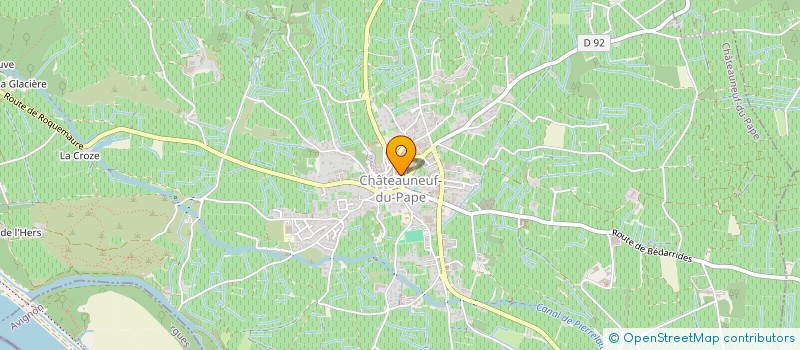 localisation de l'entreprise MONSIEUR RENE JEUNE  CHATEAUNEUF-DU-PAPE