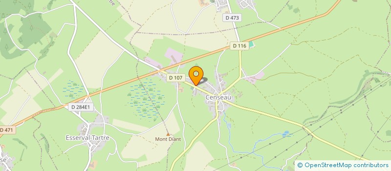 localisation de l'entreprise MONSIEUR RENE JEUNET  CENSEAU