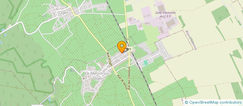 localisation de l'entreprise MONSIEUR RENE JOLLY  LE MESNIL-SUR-OGER