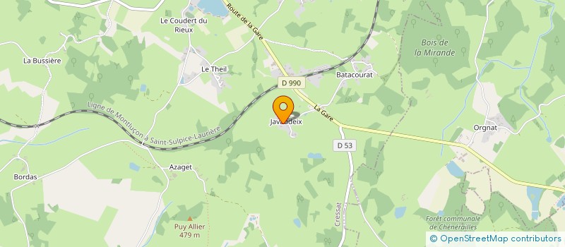 localisation de l'entreprise MONSIEUR RENE JOOSTEN  CRESSAT