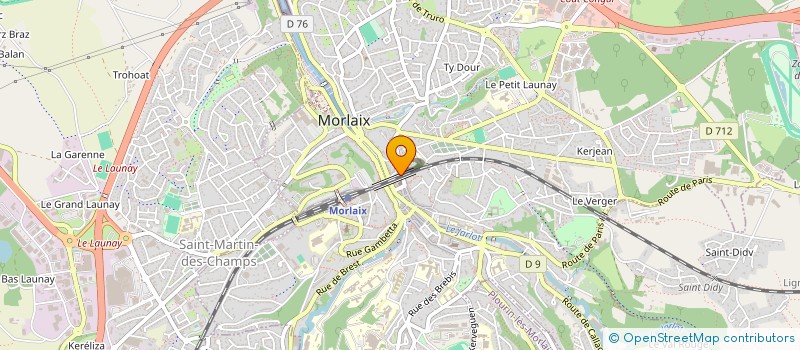 localisation de l'entreprise MONSIEUR RENE JOUANNIC à MORLAIX