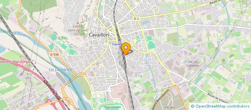 localisation de l'entreprise MONSIEUR RENE JOUVE  CAVAILLON