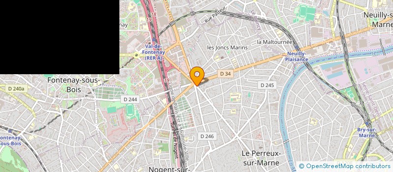 localisation de l'entreprise MONSIEUR RENE JUBAULT à LE PERREUX-SUR-MARNE