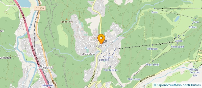 localisation de l'entreprise MONSIEUR RENE JUHEL  ARACHES-LA-FRASSE