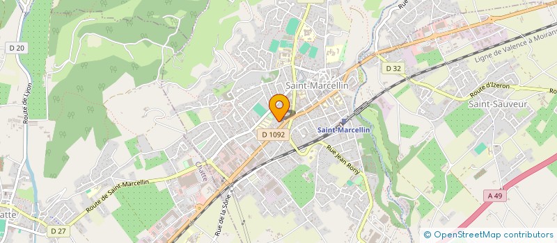 localisation de l'entreprise MONSIEUR RENE JULIEN  SAINT-MARCELLIN