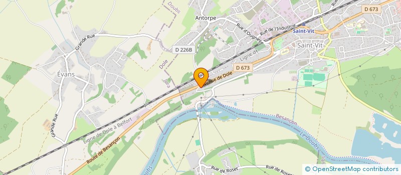 localisation de l'entreprise MONSIEUR RENE KAIM  SAINT-VIT