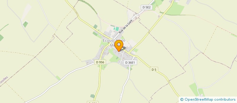 localisation de l'entreprise MONSIEUR RENE KALINOWSKI  ECOUST-SAINT-MEIN