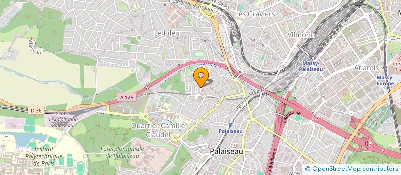 localisation de l'entreprise MONSIEUR RENE KAMWAG  PALAISEAU