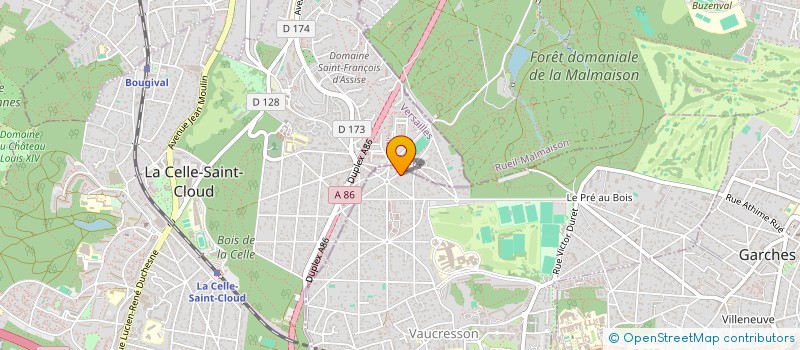 localisation de l'entreprise MONSIEUR RENE KIEFER  VAUCRESSON