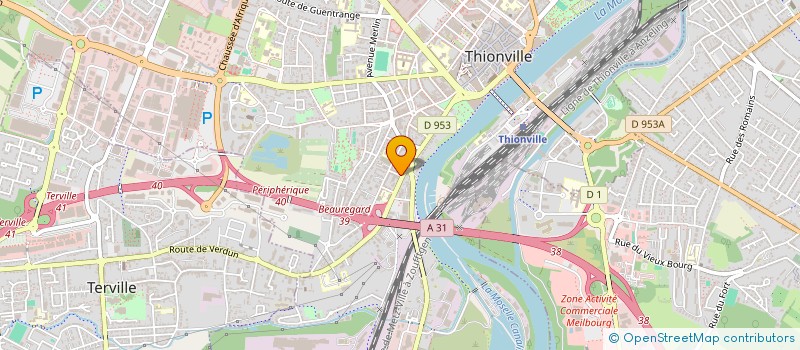 localisation de l'entreprise MONSIEUR RENE KLING à THIONVILLE