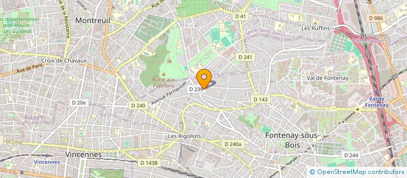 localisation de l'entreprise MONSIEUR RENE KTORZA à FONTENAY-SOUS-BOIS