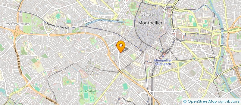 localisation de l'entreprise MONSIEUR RENE LABBE à MONTPELLIER