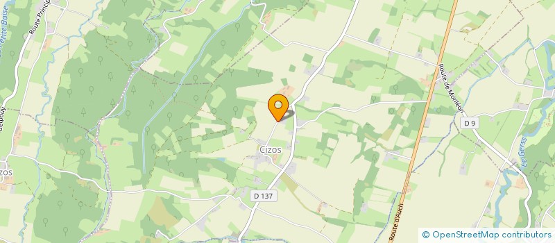 localisation de l'entreprise MONSIEUR RENE LABESQUE  CIZOS