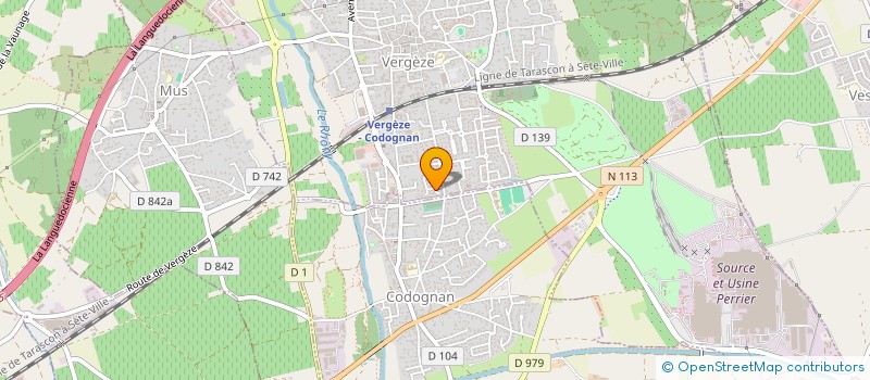 localisation de l'entreprise MONSIEUR RENE LABORDE  VERGEZE