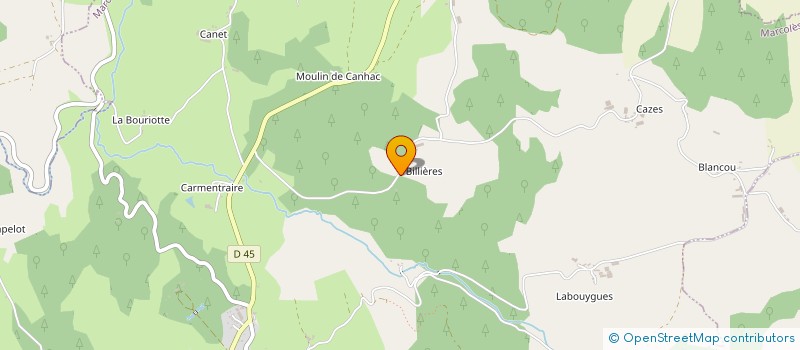 localisation de l'entreprise MONSIEUR RENE LACOSTE à MARCOLES