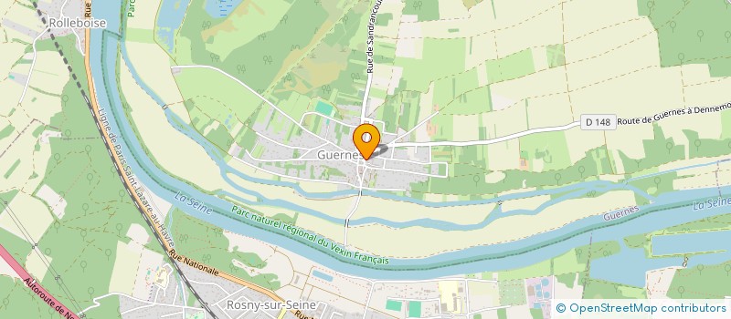 localisation de l'entreprise MONSIEUR RENE LACROIX  GUERNES