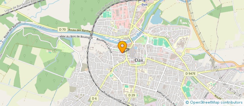 localisation de l'entreprise MONSIEUR RENE LAFARGUE à DAX