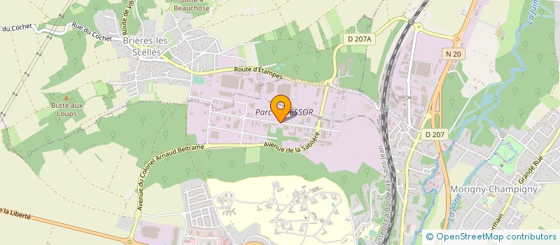 localisation de l'entreprise MONSIEUR RENE LAFFEZ  ETAMPES