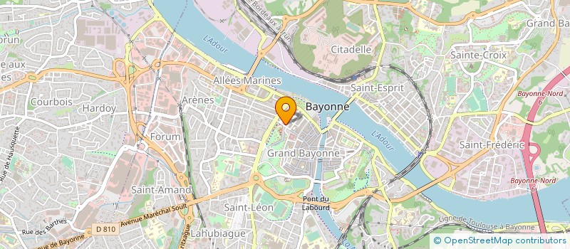 localisation de l'entreprise MONSIEUR RENE LAFITE à BAYONNE