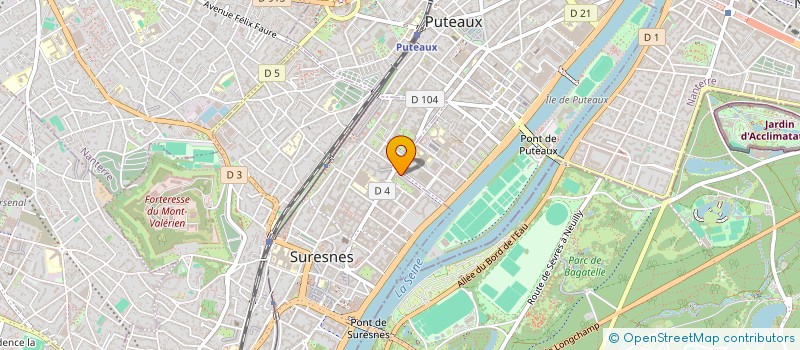 localisation de l'entreprise MONSIEUR RENE LAHSEN à SURESNES