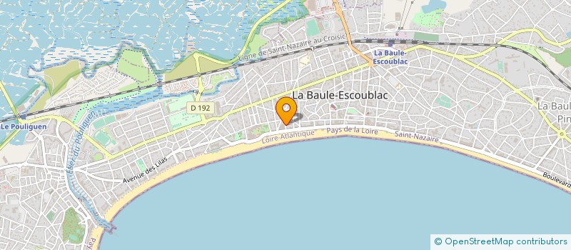 localisation de l'entreprise MONSIEUR RENE LAINE à LA BAULE-ESCOUBLAC