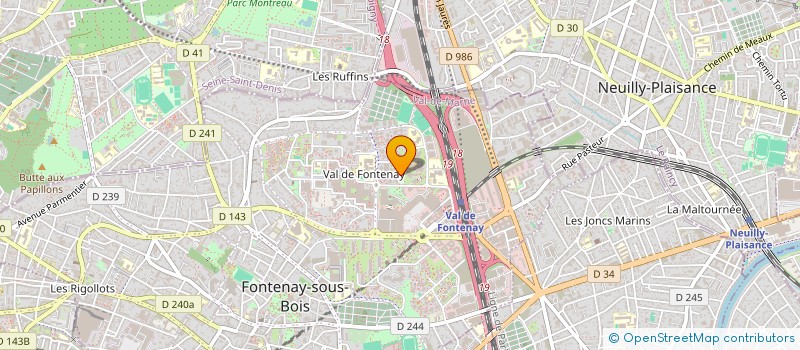 localisation de l'entreprise MONSIEUR RENE LAMBERT à FONTENAY-SOUS-BOIS