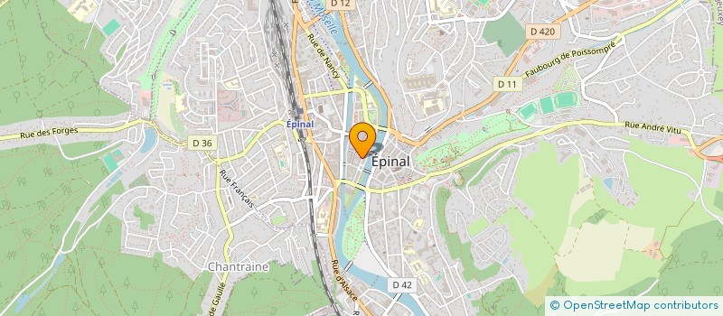 localisation de l'entreprise MONSIEUR RENE LAMIELLE  EPINAL