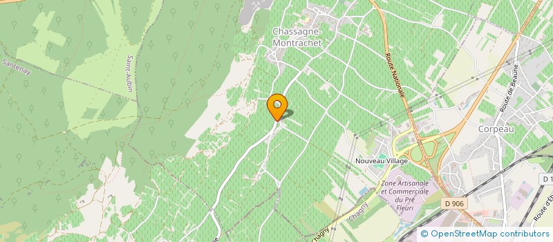 localisation de l'entreprise MONSIEUR RENE LAMY  CHASSAGNE-MONTRACHET