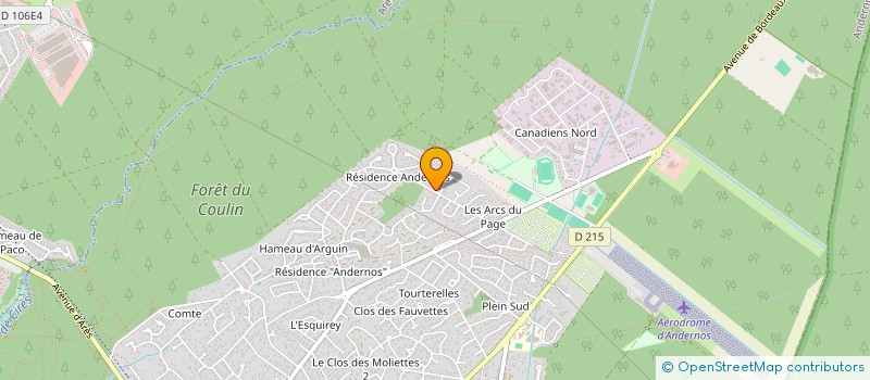 localisation de l'entreprise MONSIEUR RENE LANDREAU  ANDERNOS-LES-BAINS