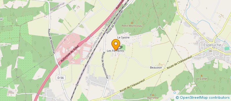 localisation de l'entreprise MONSIEUR RENE LAPIERRE  ALLAN