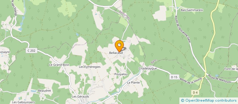 localisation de l'entreprise MONSIEUR RENE LARGE  EYRAUD-CREMPSE-MAURENS