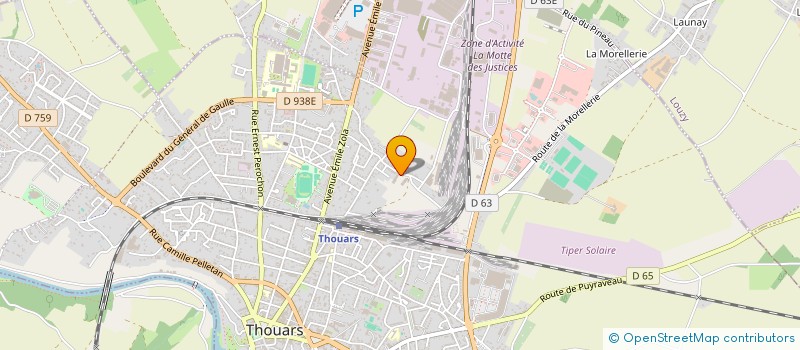 localisation de l'entreprise MONSIEUR RENE LARGES  THOUARS