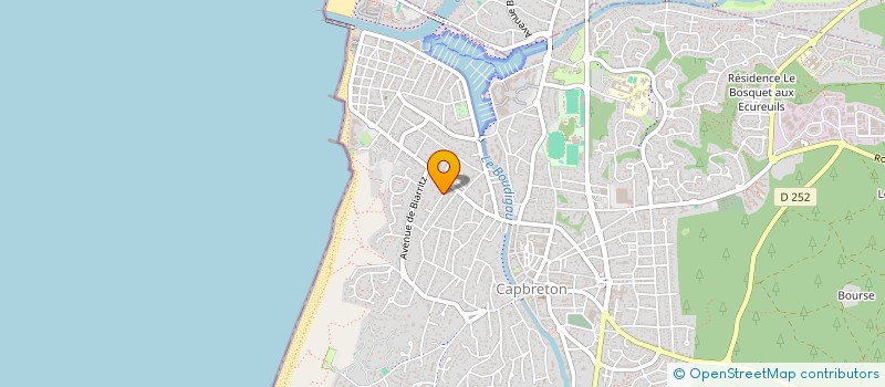 localisation de l'entreprise MONSIEUR RENE LARIGAUDERIE à CAPBRETON