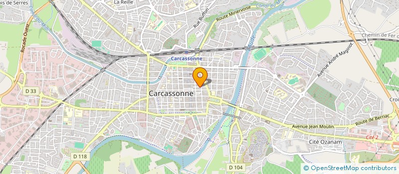 localisation de l'entreprise MONSIEUR RENE LASSERRE à CARCASSONNE
