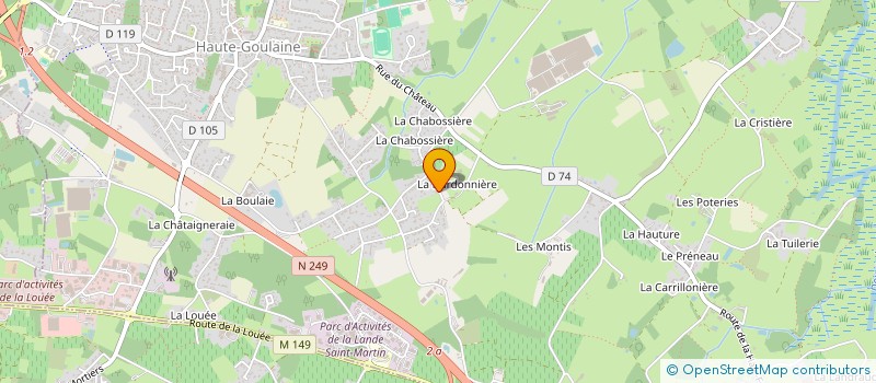 localisation de l'entreprise MONSIEUR RENE LASSOUS  HAUTE-GOULAINE