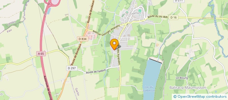 localisation de l'entreprise MONSIEUR RENE LATAPY  GARLIN