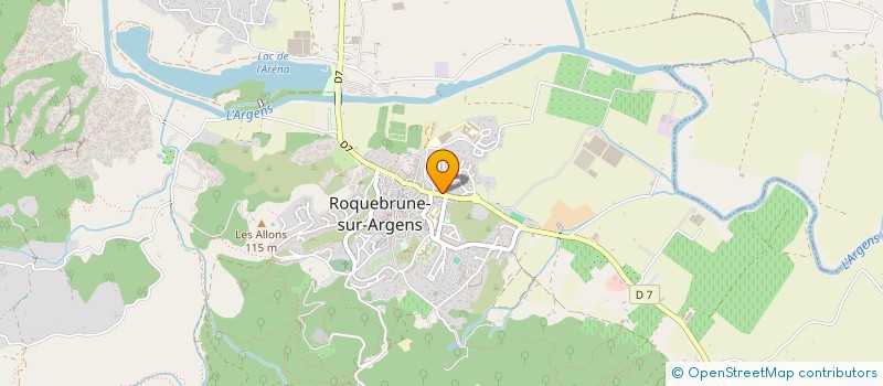 localisation de l'entreprise MONSIEUR RENE LAURENCE à ROQUEBRUNE-SUR-ARGENS