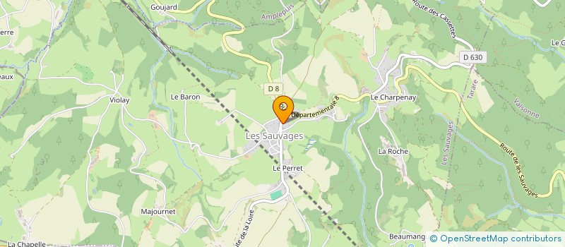 localisation de l'entreprise MONSIEUR RENE LAURENT à JOUX