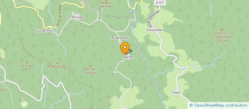 localisation de l'entreprise MONSIEUR RENE LAURENT  LA CHABANNE